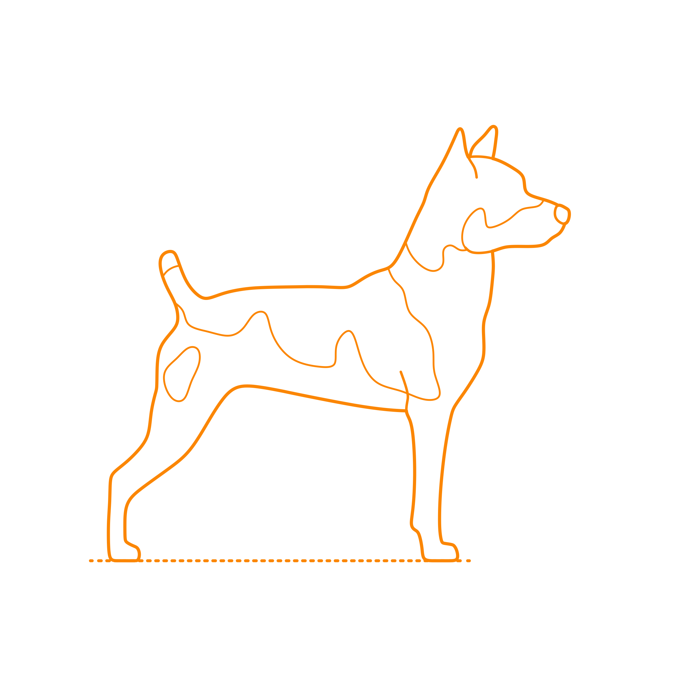 Animals Dogs Rat Terrier Vinyl Svg File Free Vectors